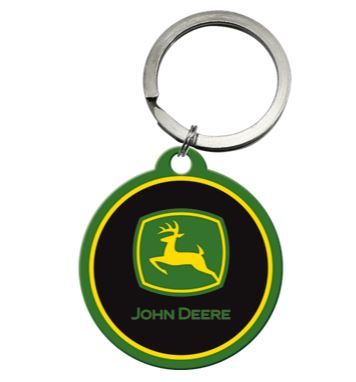 MCN000048047 - Ronde John Deere-logo sleutelhanger - 1