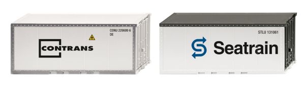 WIK001827 - 2 x 20-voet containers - CONTRANS en SEATRAIN - 1
