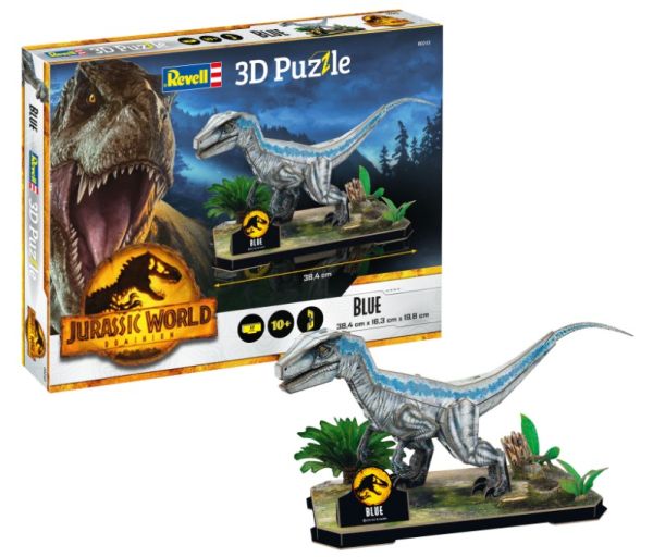 REV00243 - 3D legpuzzel 50 stukjes Blue Jurassic World - 1