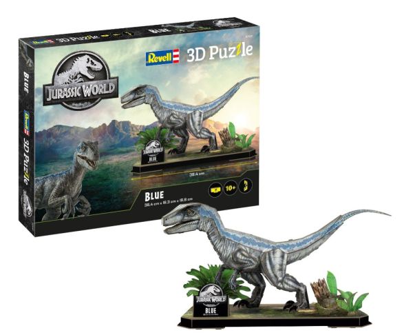 REV00247 - 57-delige 3D-puzzel - JURASSIC WORLD - Blauw - 1
