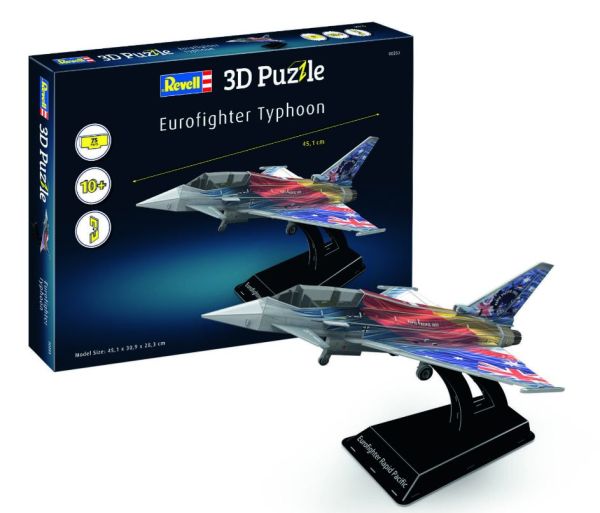 REV00253 - 3D-puzzel van 75 stukjes - EUROFIGHTER Typhoon - 1