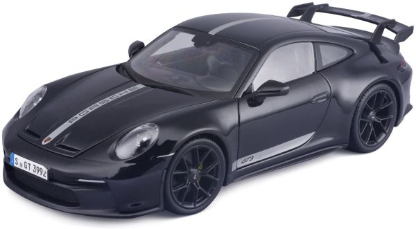 MST36458BKS - Porsche 911 GT3 uit 2022, zwart met grijze strepen. - 1