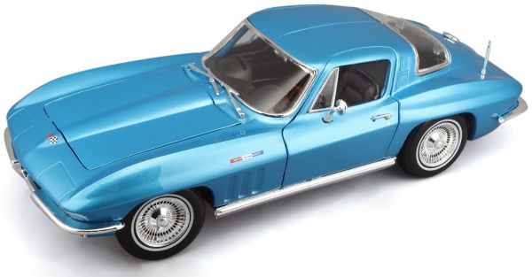 MST31640 - CHEVROLET Corvette Stingray 1965 Blauw - 1