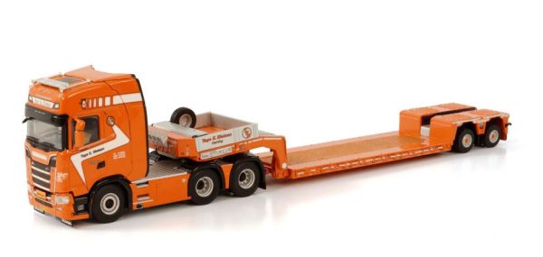 WSI01-3861 - SCANIA S Highline CS20H ​​6x2 met 2-assige TAGE E.NIELSEN dieplader - 1