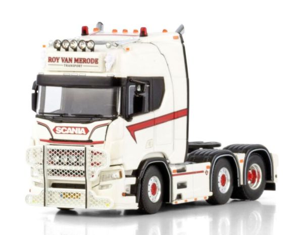 WSI01-4512 - SCANIA R Highline CR20H 6x2 dubbele stuurinrichting VAN MERODE transport - 1