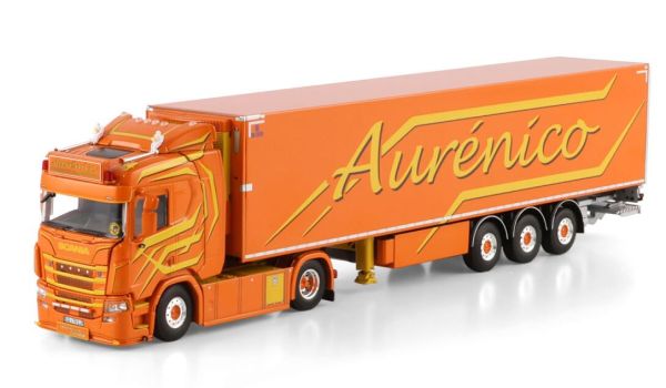 WSI01-4704 - SCANIA R Normal CS20N 4x2 met AURENICO 3-assige koeltrailer - 1