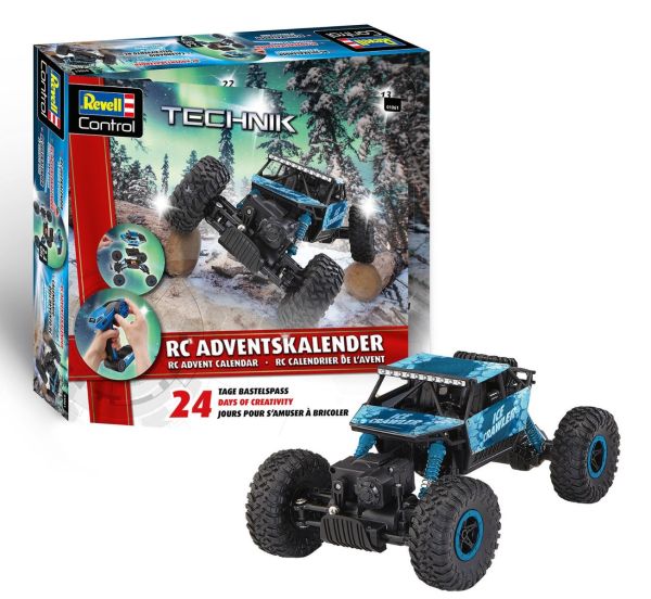 REV01061 - Radiogestuurde adventskalender: Crawler, blauw 2025 om in elkaar te zetten - 1