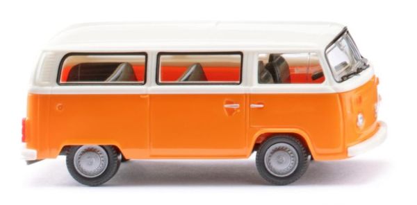 WIK031802 - VOLKSWAGEN Type 2b bus Oranje en Wit - 1