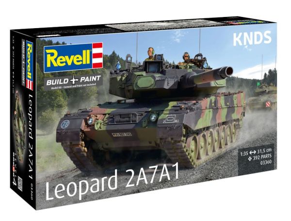 REV03360 - Leopard 2A7A1 Tank - Bouw- en schilderset - 1