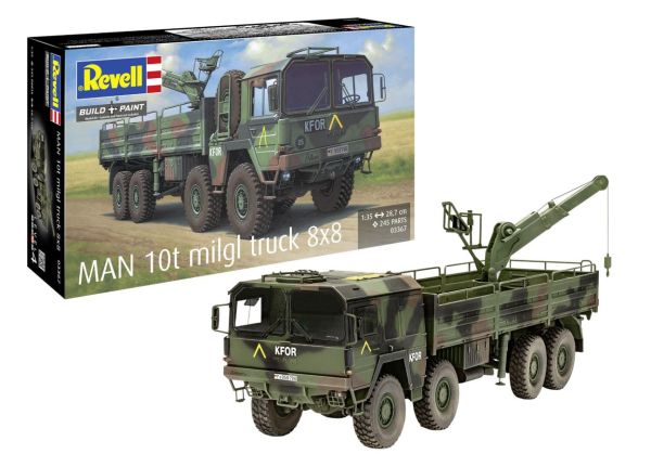 REV03367 - MAN 10T Milgl 8x8 vrachtwagen in elkaar zetten en lakken - 1