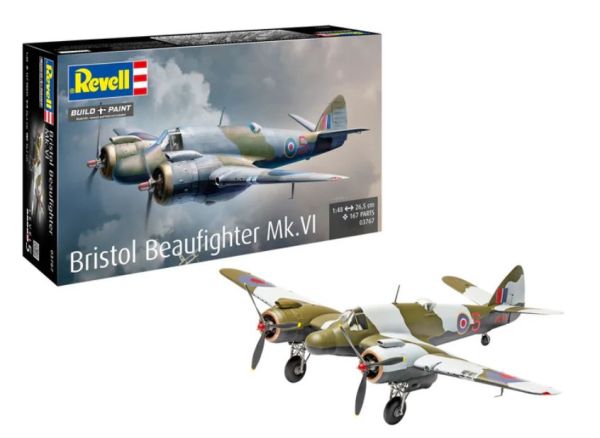REV03767 - BRISTOL Beaufigter MK.VI militair vliegtuig om in elkaar te zetten en te schilderen - 1
