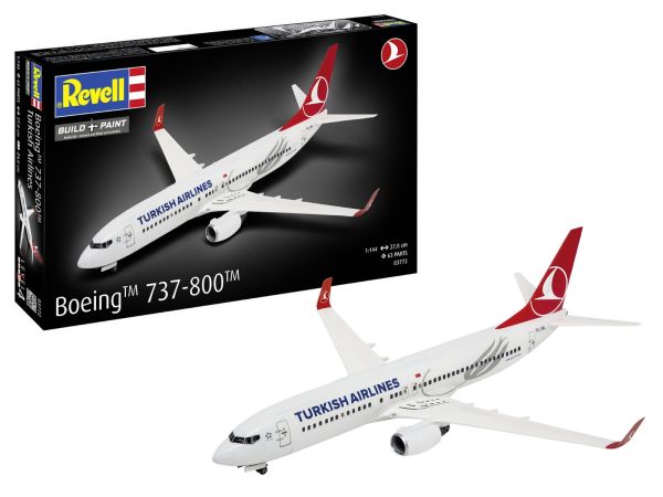 REV03772 - Vliegtuig BOEING 737-800 - Turkish Airlines om te assembleren en te schilderen - 1