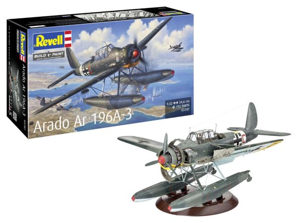 REV03787 - ARADO Ar 196A-3 watervliegtuig in elkaar zetten en lakken - 1