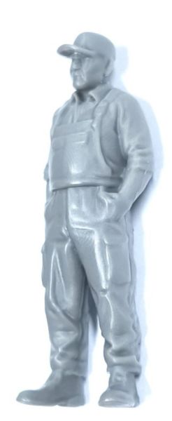 ART04892 - Staande monteur om te schilderen - H. 57 mm - 1