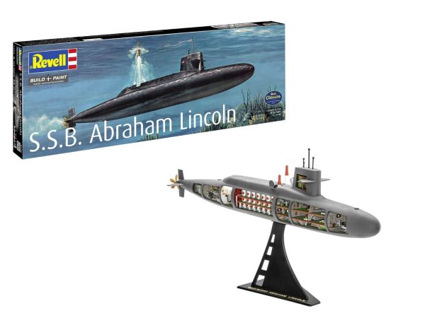 REV05185 - S.S.B. Abraham Lincoln om te monteren en te schilderen - 1