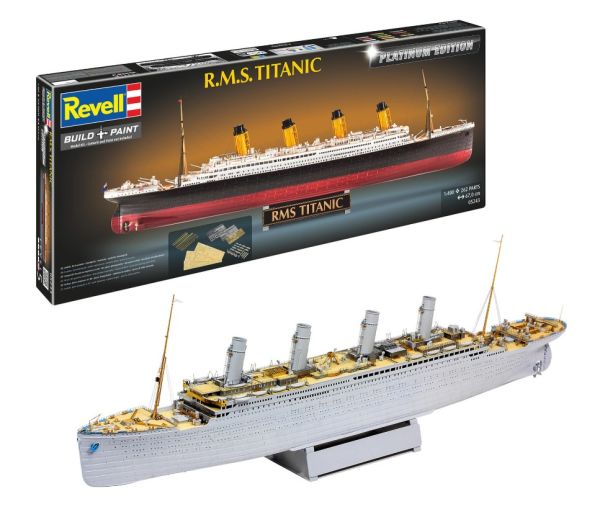 REV05243 - Platinum Edition - RMS Titanic om te assembleren en te schilderen - 1