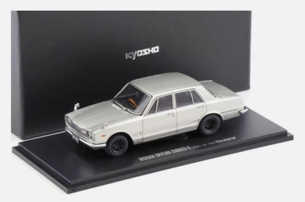 KYO05511S - NISSAN skyline 2000GT-R 4 deuren 1969 Zilver - 1