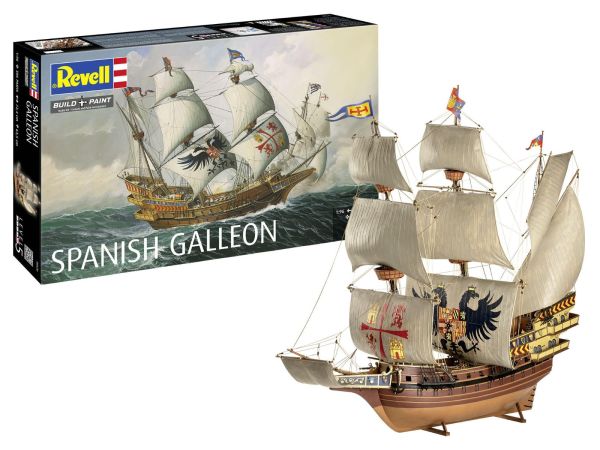 REV05620 - Spaans galjoen om in elkaar te zetten en te schilderen - 1