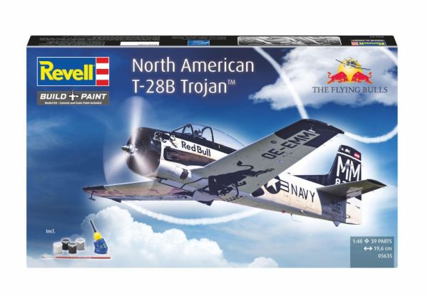 REV05635 - Modelbouwset North American T-28B Trojan (inclusief verf) - 1