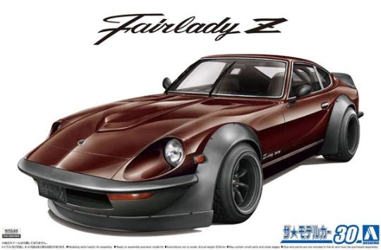 AOS05844 - NISSAN S30 Fairlady Z Aero Custom 1975 te assembleren en te spuiten - 1