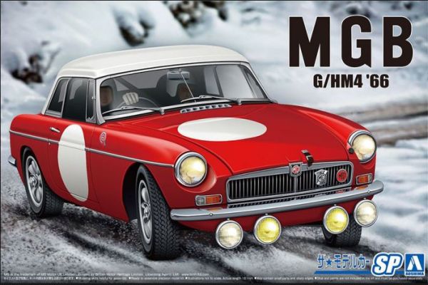 AOS06126 - MG-B G/HM4 Club - rally versie 1966 te assembleren en te spuiten - 1