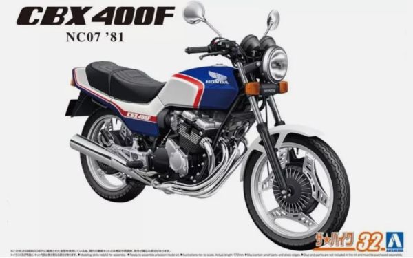 AOS06342 - HONDA CBX400F Tricolor 1981 te monteren en te spuiten - 1