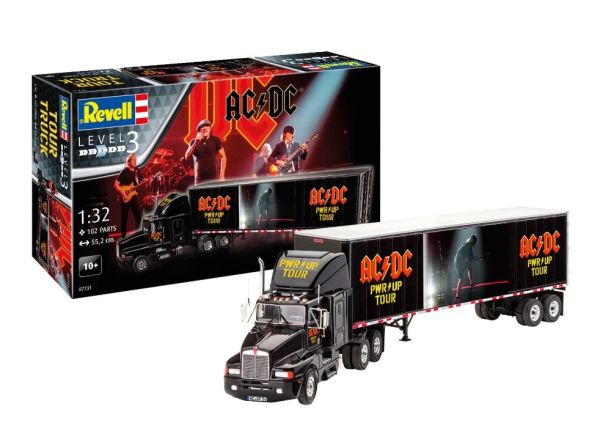 REV07731 - AC/DC Tour Truck - Stroom inschakelen voor montage en schilderen - 1