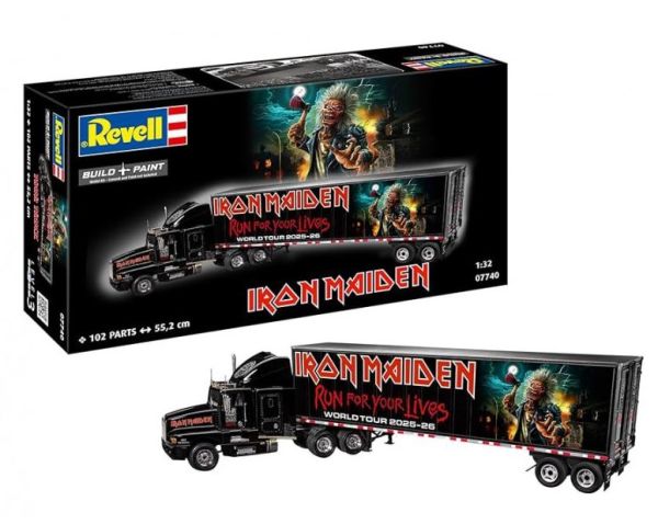 REV07740 - IRON MAIDEN Touringcar - 50-jarig jubileum - Om te bouwen en te schilderen - 1