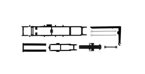 HER084314 - Rolkinematica voor vrachtwagenchassis - 2 delen - 1
