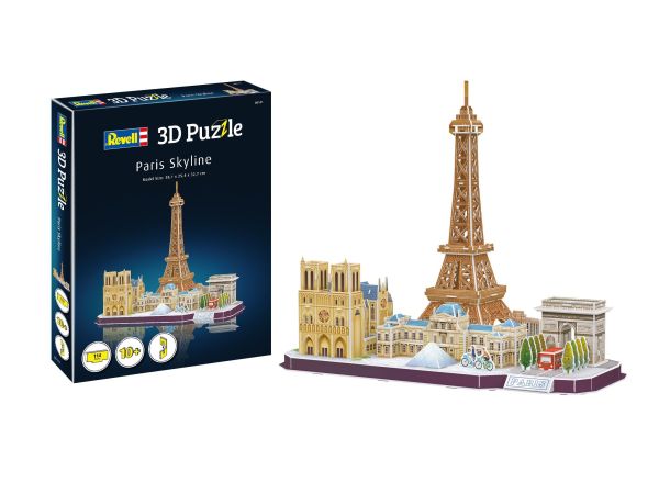 REV00141 - 3D PUZZEL 114 Stuks Daken van Parijs - 1