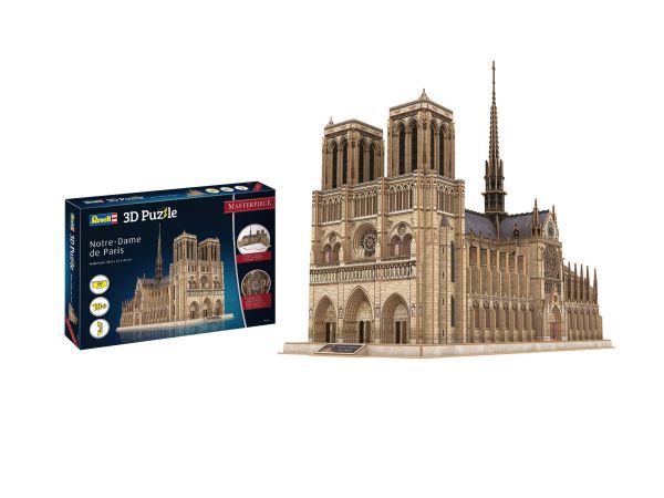 REV00190 - 3D-puzzel 293 stukjes Notre Dame de Paris - 1