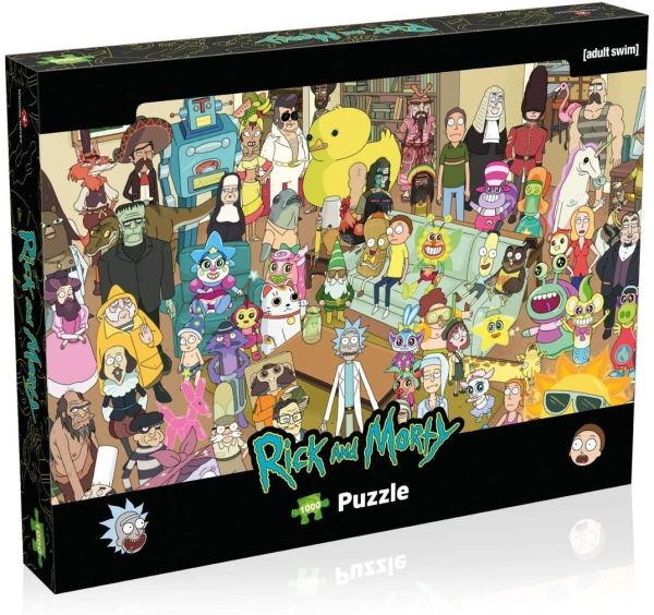 WIN00396 - 1000 stukjes puzzel Rick & Morty - Vrienden - 1