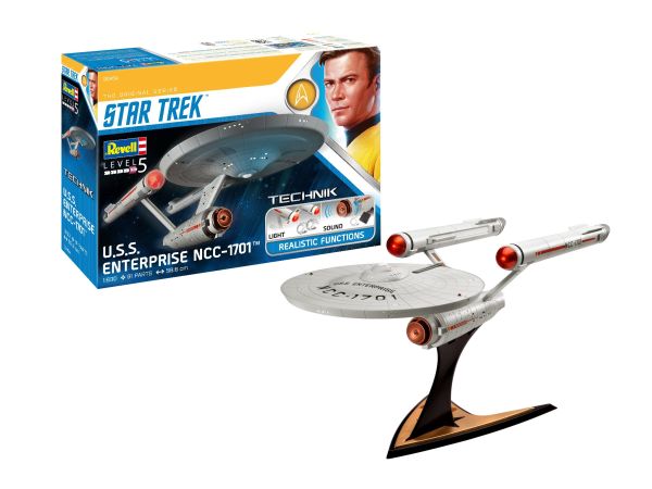 REV00454 - USS Enterprise NCC-1701 STAR TREK om te monteren en te schilderen - 1