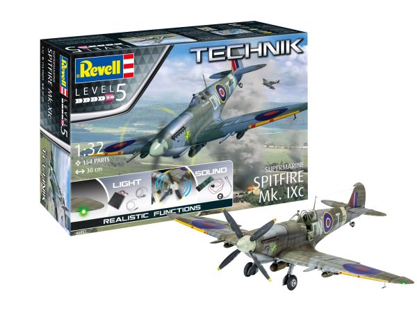 REV00457 - SUPERMARINE SPITFIRE MK.IXC-TECH om te monteren en te schilderen - 1