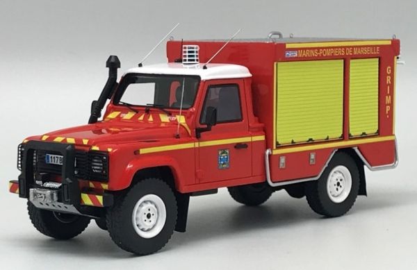 ALARME0051 - LAND ROVER 130 enkele cabine grimp BMPM Brandweer beperkt tot 325 stuks. - 1