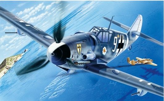 ITA0063 - BF-109 G-6 vliegtuigen om te monteren en te schilderen - 1