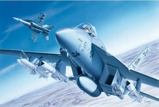 ITA0083 - Bouw en schilder F/A-18E Super Hornet straaljager - 1