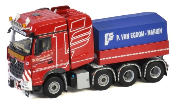 WSI01-3345 - MERCEDES Arocs MP4 Big space 8x4 met P.VAN EGDOM-ballast - 1