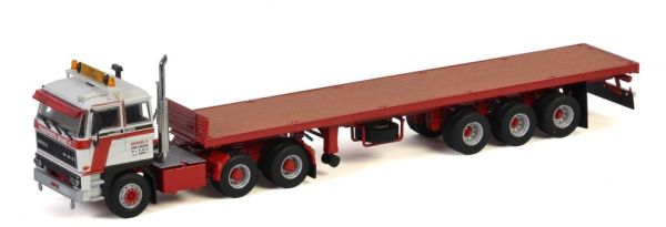 WSI01-3367 - DAF 3300 6x4 met dieplader 3 Assen Transporten BRAME - 1