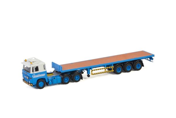WSI01-3368 - SCANIA 141 6x4 met dieplader 3 assen ECONOFREIGHY - 1