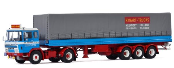 WSI01-3401 - DAF 2600 4x2 met aanhanger 3 Assen RYNART - 1