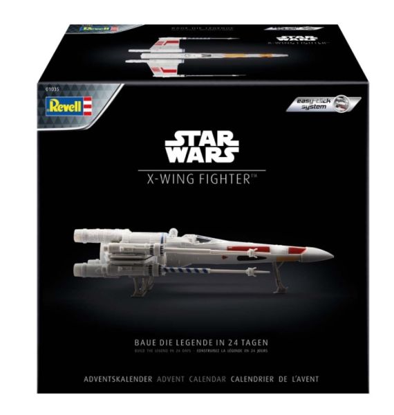REV01035 - Adventskalender 2021 - X-WING Fighter STAR WARS met verf om in elkaar te zetten - 1