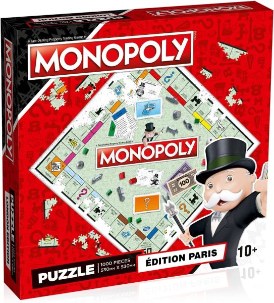 WIN01699 - Puzzel 1000 stukjes MONOPOLY Parijs - 1