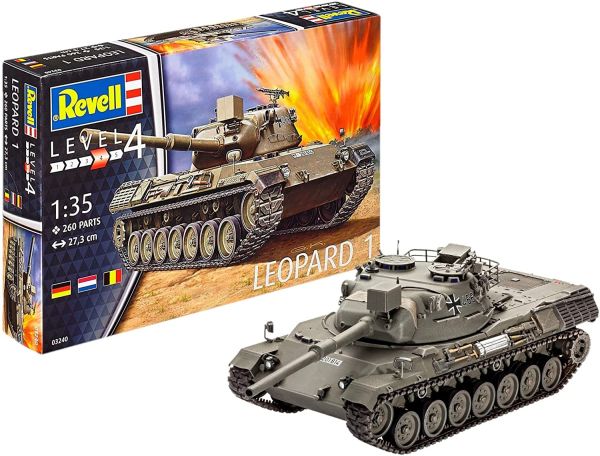 REV03240 - Tank LEOPARD 1 om te monteren en te schilderen - 1