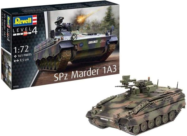 REV03326 - Tank SPZ MARDER 1A3 om te monteren en te schilderen - 1