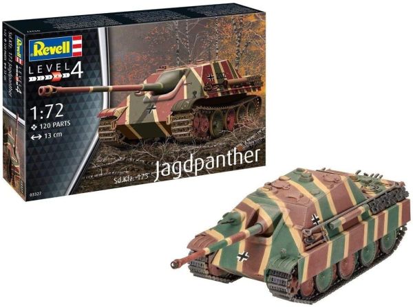 REV03327 - JAGDPANTHER SD.KFZ.173 tank om te monteren en te schilderen - 1