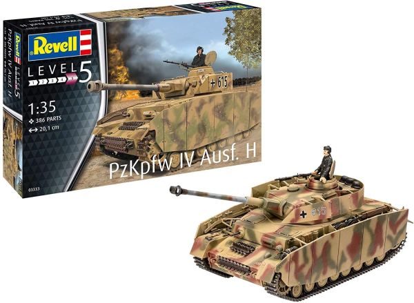 REV03333 - Tank PANZER IV AUSF. H om te monteren en te schilderen - 1