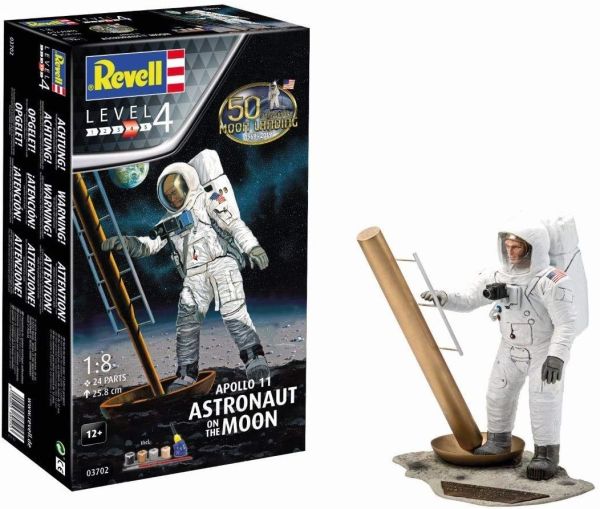 REV03702 - Apollo 11-astronaut op de maan met bouwbaar schilderij - 1