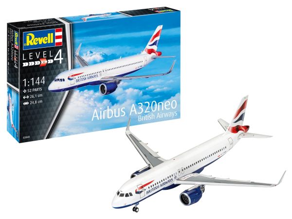 REV63840 - Model Set AIRBUS A320 Neo British Airways te monteren met schilderen - 1