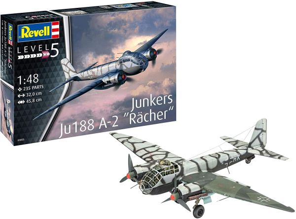 REV03855 - Vliegtuigjunkers Ju188 A-2 Rächer om in elkaar te zetten en te schilderen - 1